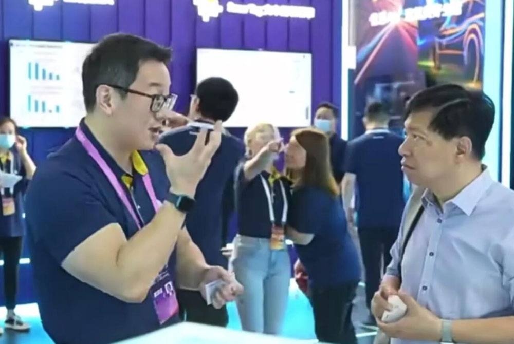 2023數庫科技展臺搭建現場